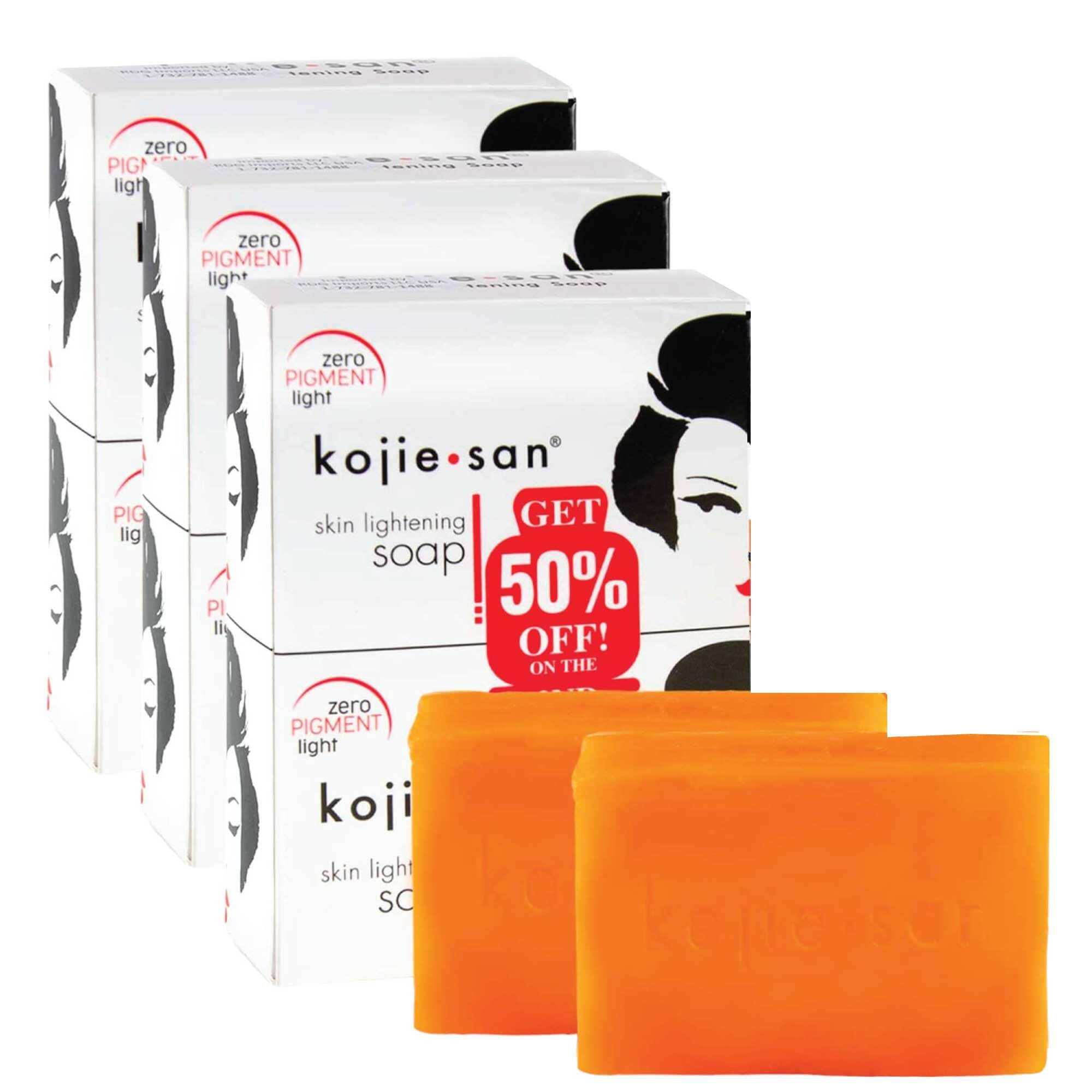 Amazon.com : Kojie San Skin Lightening Soap 135g LARGE (6-Pack